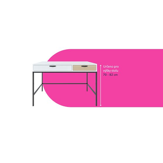 Scaun ergonomic pentru copii ajustabil la înălțimea de 119-142 cm - fluturi