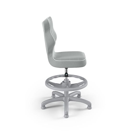 Scaun ergonomic pentru copii ajustabil la înălțimea de 119-142 cm - gri