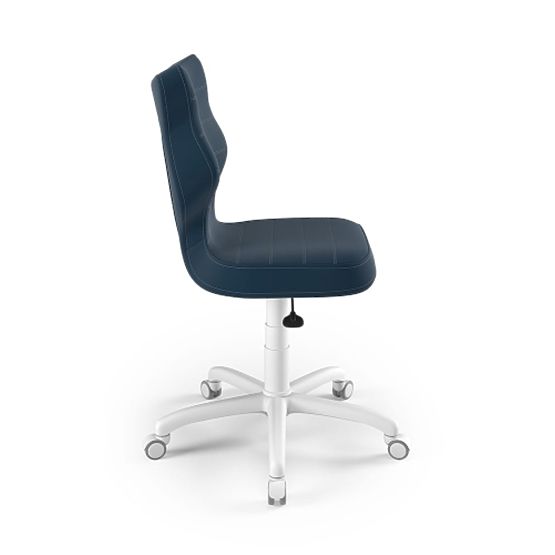 Scaun ergonomic pentru birou ajustabil la înălțimea 159-188 cm - albastru marinăresc