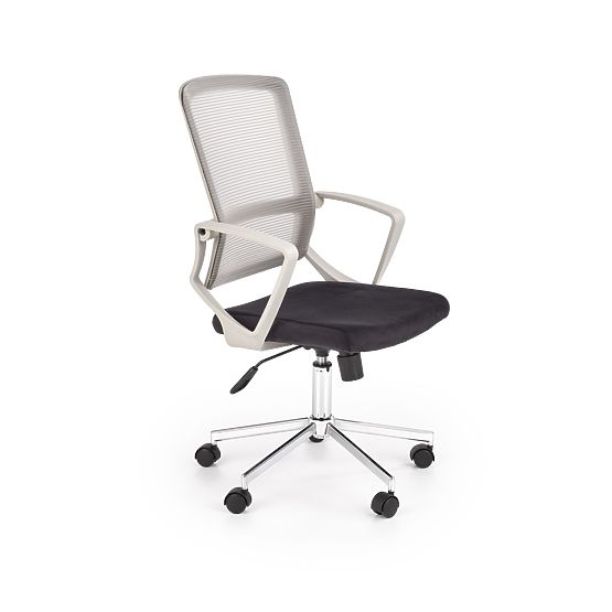 Scaun de birou Flicker - gri deschis / negru