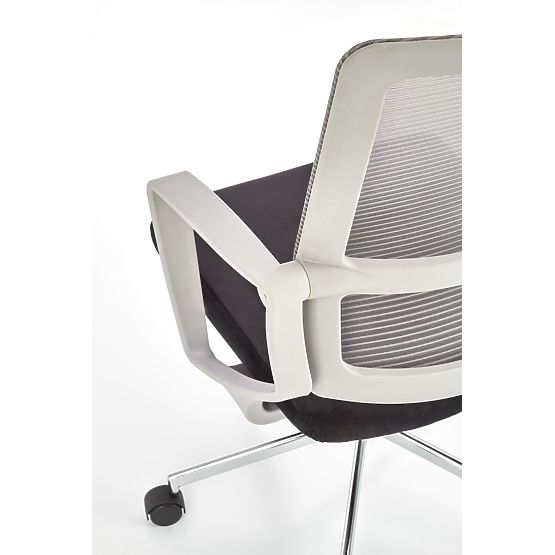 Scaun de birou Flicker - gri deschis / negru