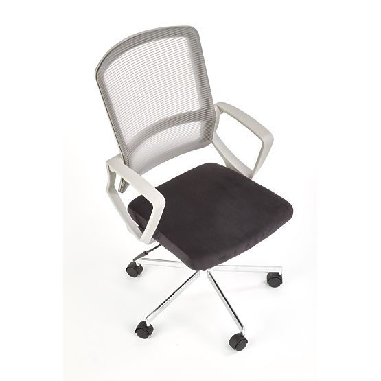 Scaun de birou Flicker - gri deschis / negru