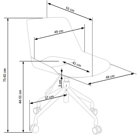 Scaun de birou Scorpion - verde închis