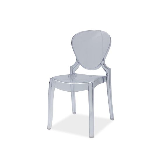 Scaun de luat masa ELMO transparent