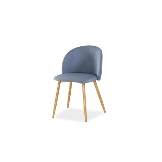 Scaun de luat masa ERIN gri-denim