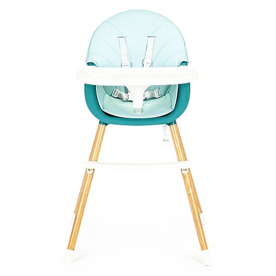 Scaun de luat masa Polly 2in1 - turcoaz