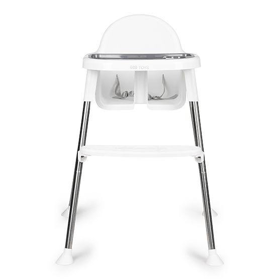 Scaun de masă 2 în 1 cu tavă și centuri ECOTOYS
