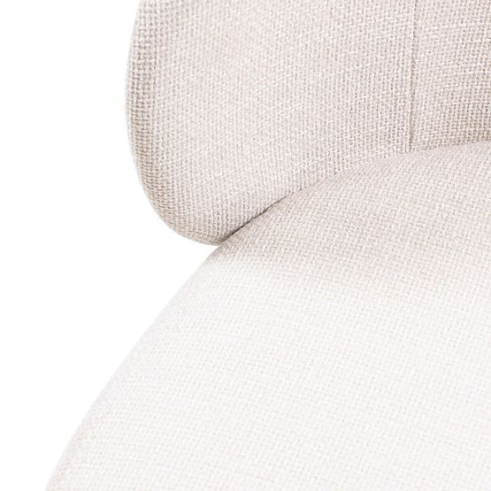 Scaun de masă Larisa, bej deschis/picioare negre