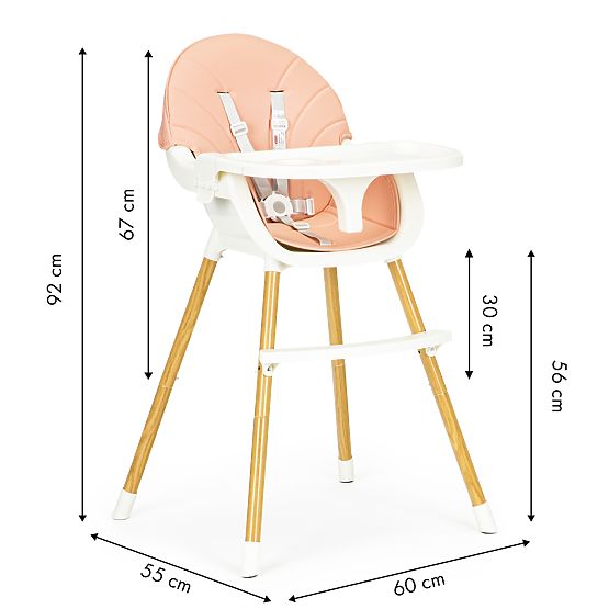 Scaun de masa Molly 2in1 - somon