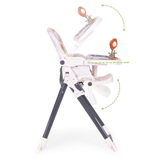 Scaun de masă pliabil pentru copii cu jucării ECOTOYS