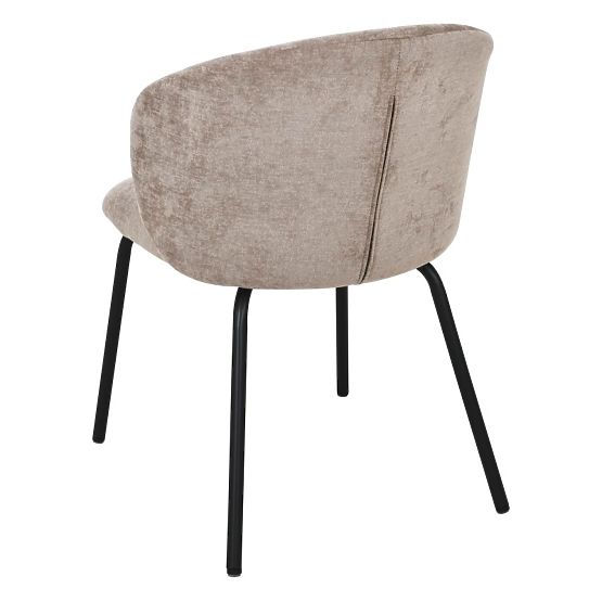 Scaun de sufragerie Larisa, maro/picioare negre