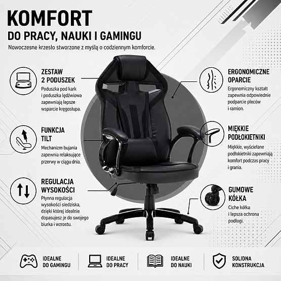 Scaun Drift DRIFT NEGRU