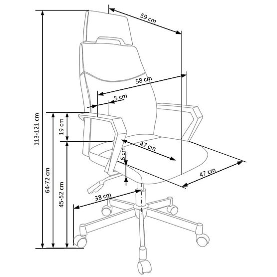 Scaun ergonomic OLAF