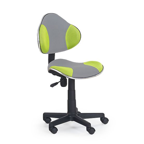 Scaun pivotant pentru copii Flash - gri-verde
