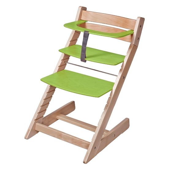 Scaun reglabil pe inaltime pentru copii Unize-verde