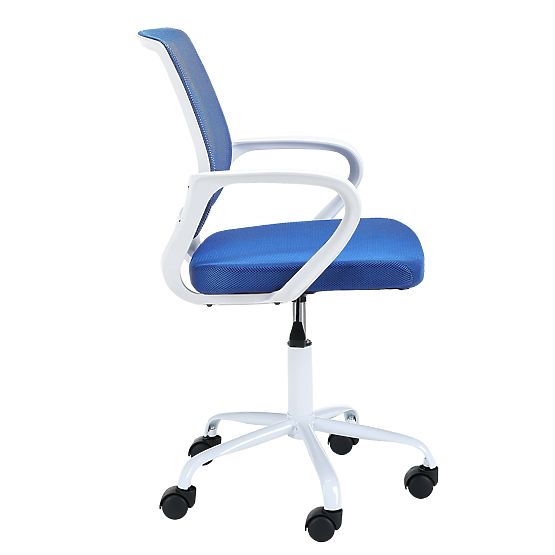 SCAUN ROTATIV FD-6 ALB / ALBASTRU