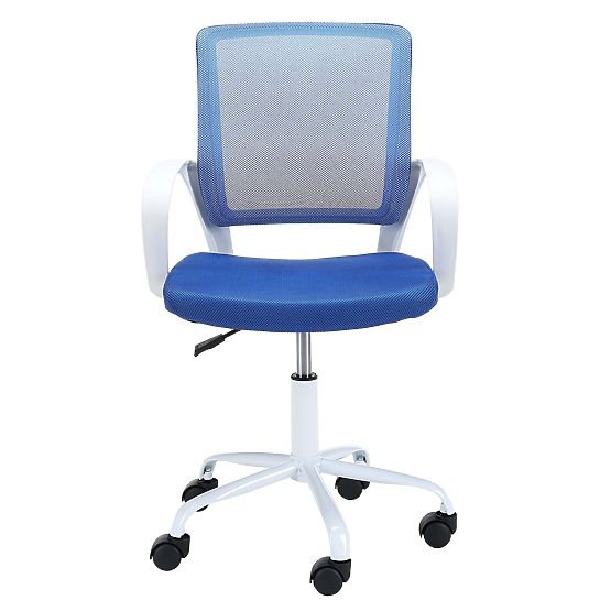 SCAUN ROTATIV FD-6 ALB / ALBASTRU
