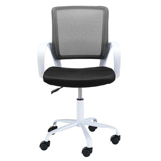 SCAUN ROTATIV FD-6 ALB / NEGRU