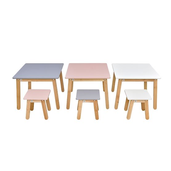 Scaun WOODY pentru copii – roz