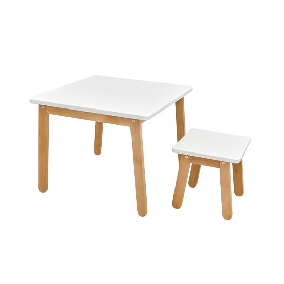 Scaunul pentru copii WOODY WHITE