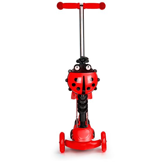 Scooter și bouncer Ladybug - roșu