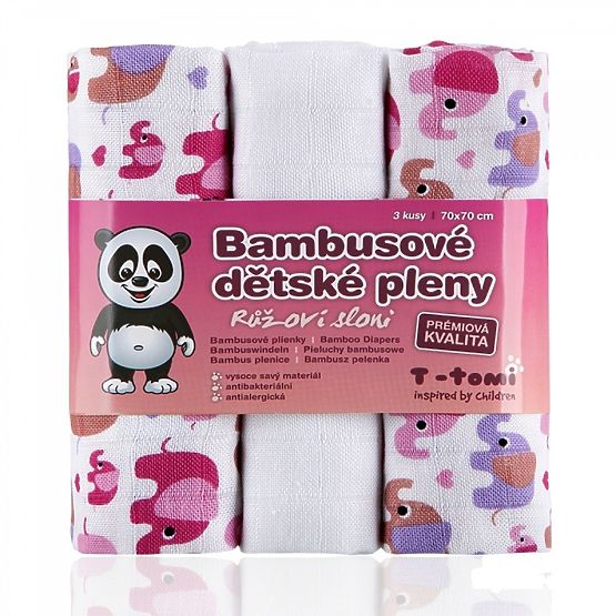 Scutece din bambus cu imprimeuri
