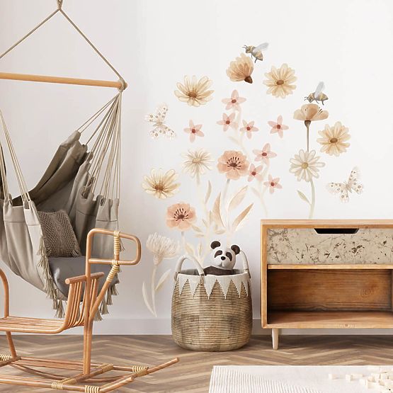 Set autocolante de perete - Meadow