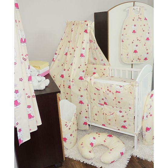 set - baldachin cu arc + wrap - alo Kitty smântână