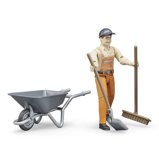 Set Bruder BWORLD comunal cu figură