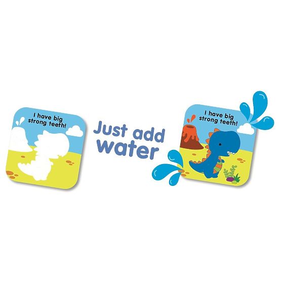 Set carte cu jucărie care își schimbă culoarea - Dinozaur
