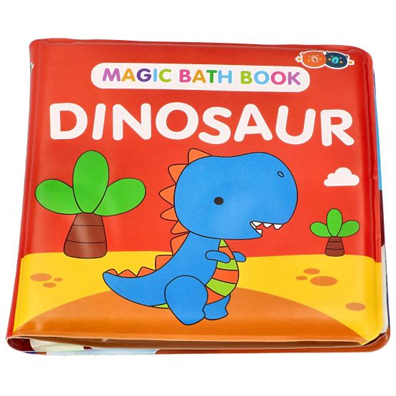 Set carte cu jucărie care își schimbă culoarea - Dinozaur