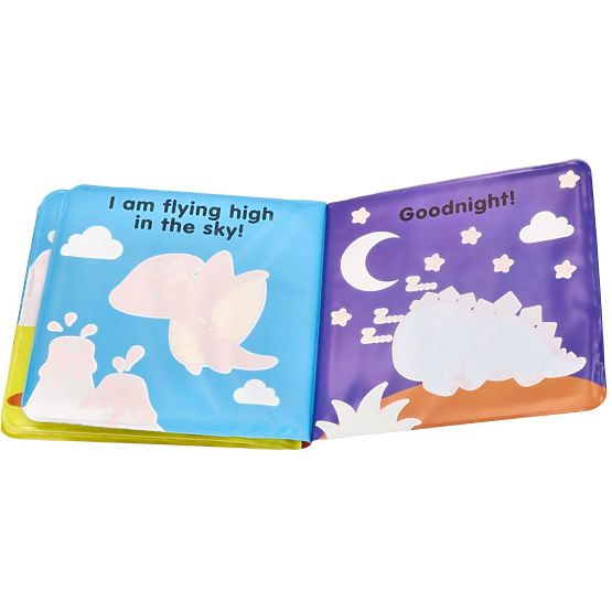 Set carte cu jucărie care își schimbă culoarea - Dinozaur