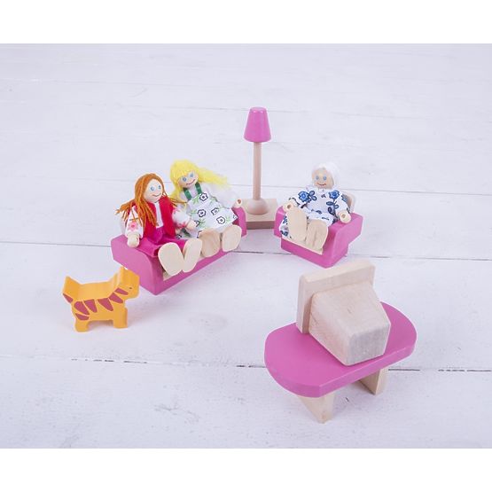 Set Casa de familie Bigjigs Toys