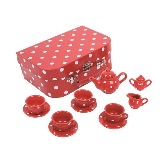 Set ceai ceramica buburuză