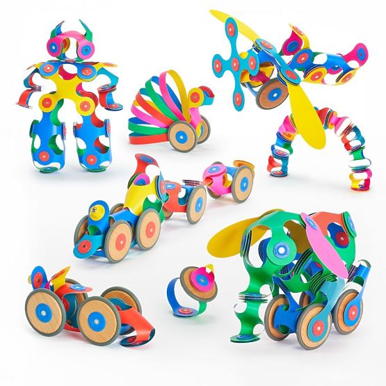 Set Clixo pentru construirea vehiculelor magnetice