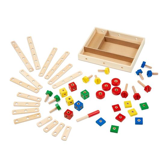 Set constructie lemn - 48buc