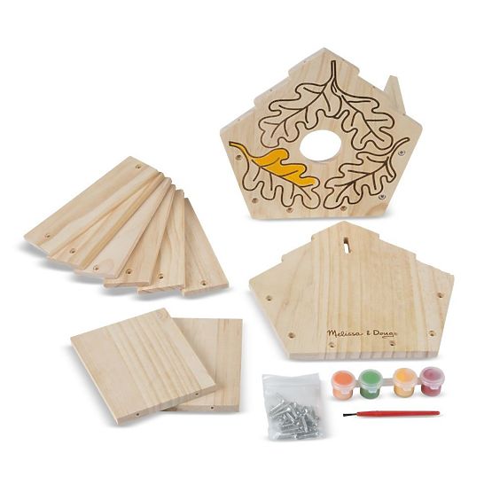 Set creativ - căsuță de păsări din lemn
