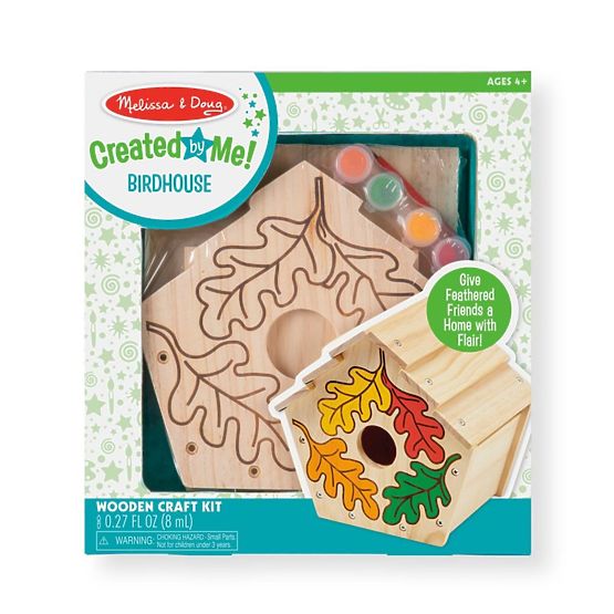 Set creativ - căsuță de păsări din lemn