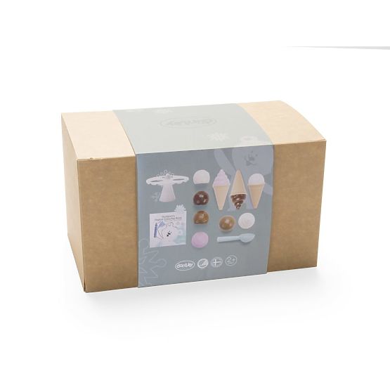 Set cutie cu nisip pentru inghetata