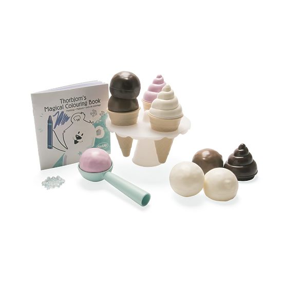 Set cutie cu nisip pentru inghetata