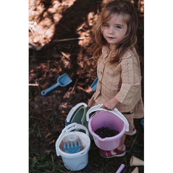 Set cutie cu nisip pentru inghetata - roz