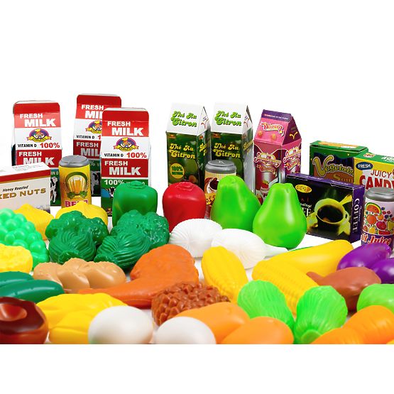 Set de alimente legume fructe pentru bucătărie 120 de piese