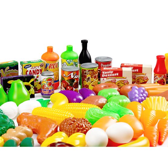 Set de alimente legume fructe pentru bucătărie 120 de piese