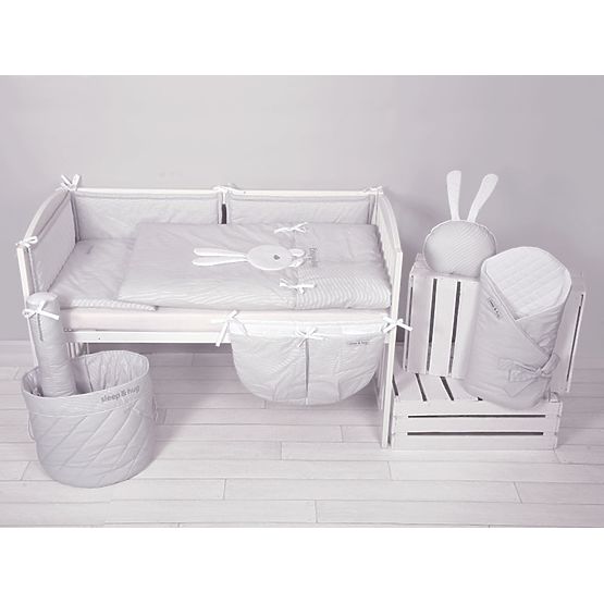 Set de asternut pentru patut din 2 piese sleep&hug-albastru
