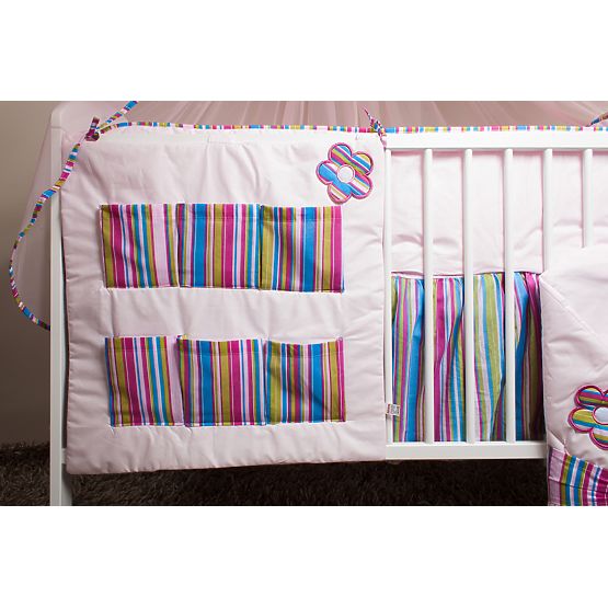 Set lenjerie de pat 135x100cm Flori roz