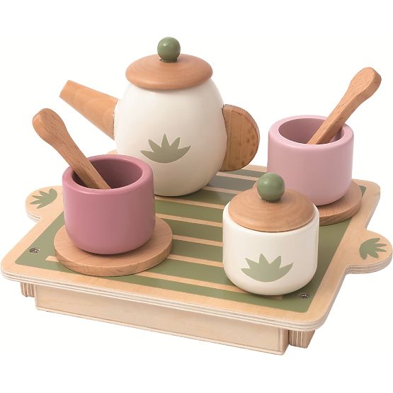 Set de ceai din lemn 2Kids Toys