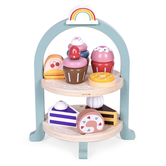 Set de ceai și cafea cu dulciuri, cești, ceainic, tavă ECOTOYS