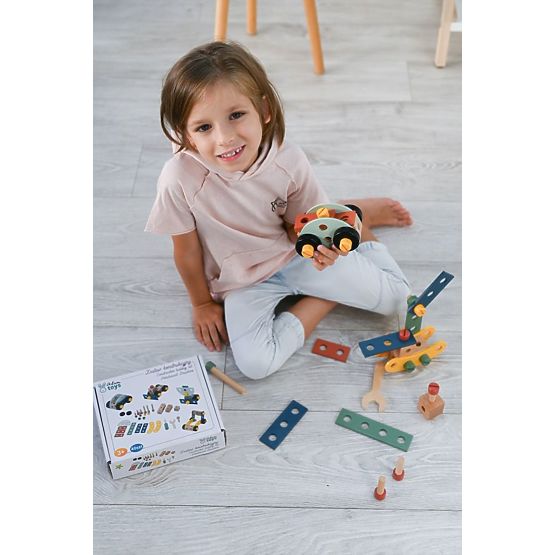 Set de construcție din lemn cu 40 de piese