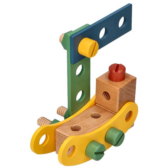 Set de construcție din lemn cu 40 de piese