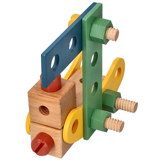 Set de construcție din lemn cu 40 de piese